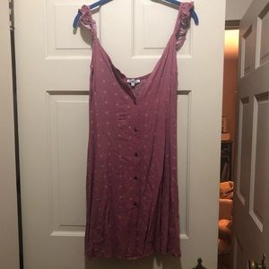 Never worn light button dress
